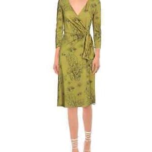 NWT Chiara Boni Cathrine Dress 6U.S. Green-Lightweight Summer fabric